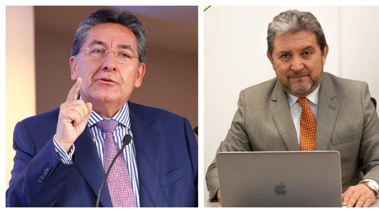 Néstor Humberto Martínez y Luis Eduardo Parra, contralor delegado