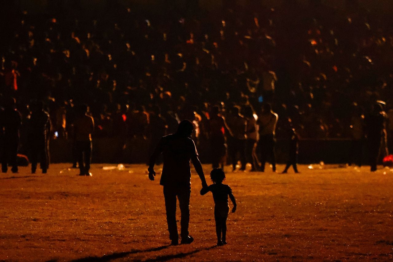 Miles de haitianos se reúnen en un campamento en el sur de México para pedir ayuda