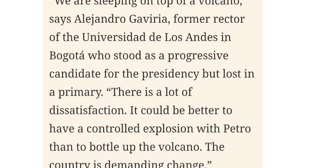 Esto dice Alejandro Gaviria sobre Petro en el Financial Times