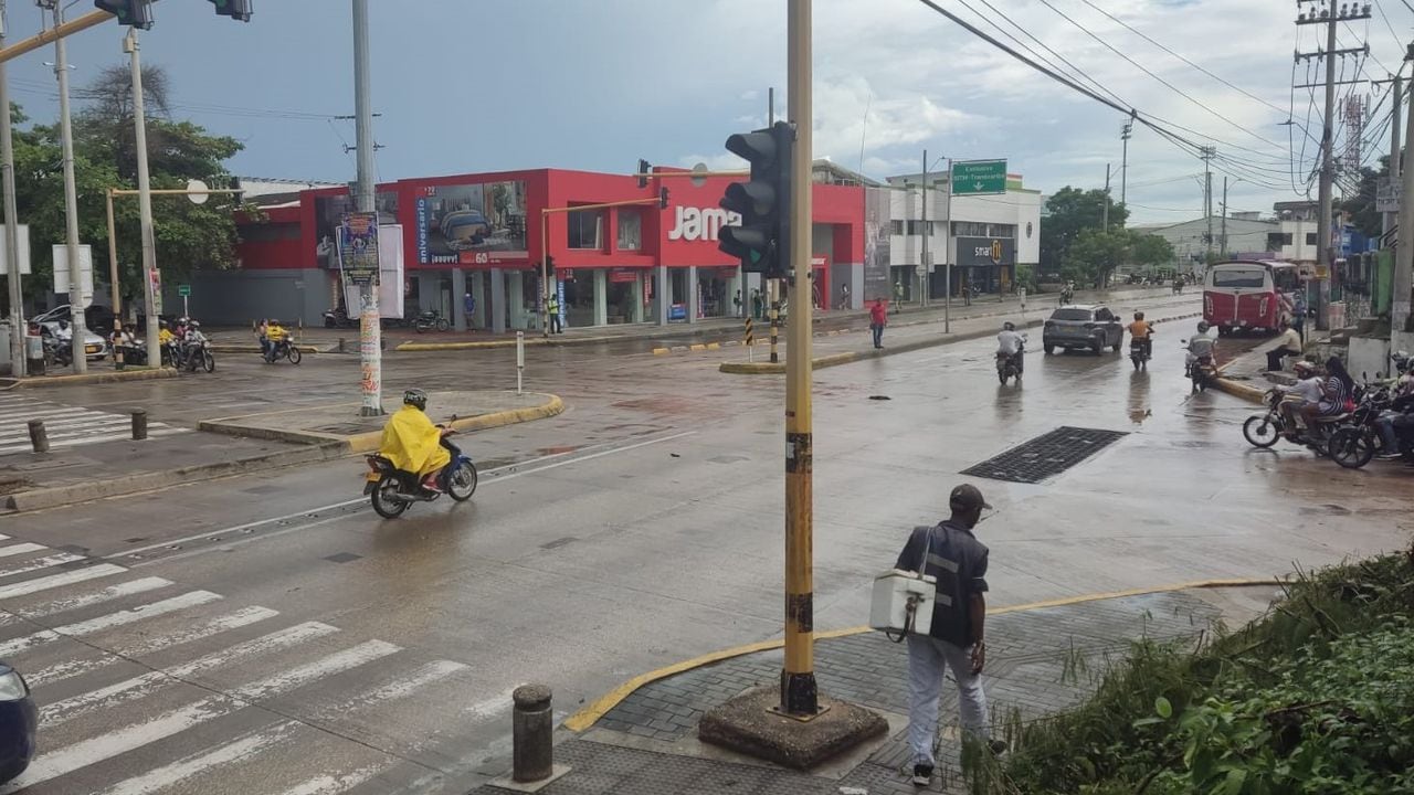 Movilidad en Cartagena - Avenida Pedro de Heredia a la altura de los Cuatro Vientos