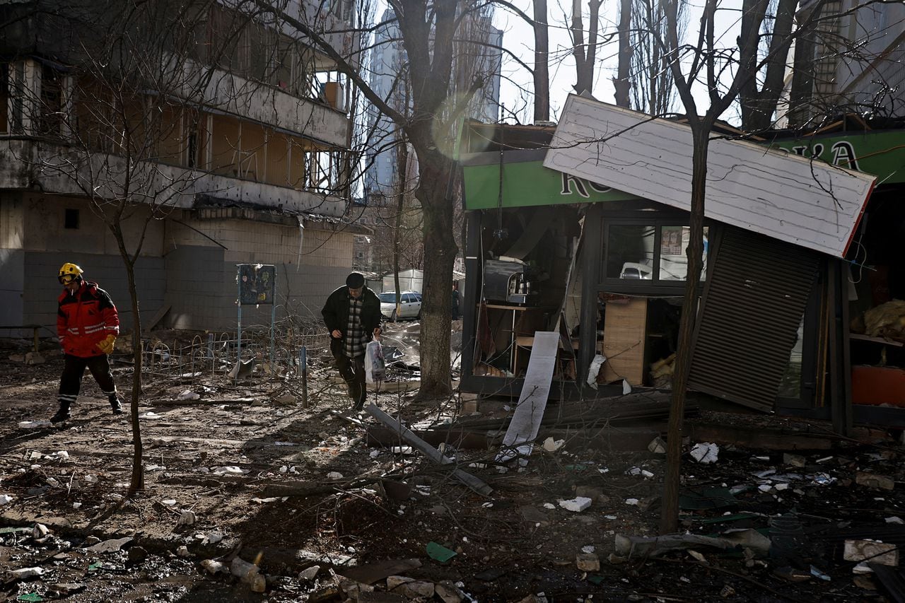 Destrucción en Ucrania tras la invasión rusa