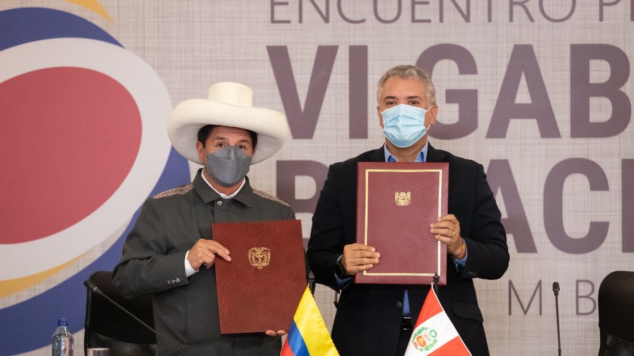 Se materializaron varios acuerdos entre Colombia y Perú en cumbre binacional.