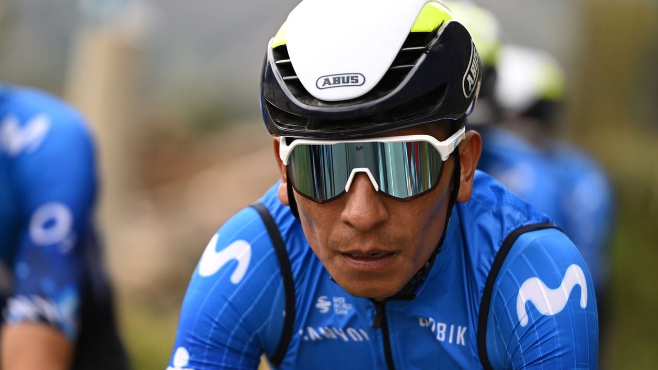 TUNJA, COLOMBIA - FEBRUARY 05: Nairo Quintana of Colombia and Movistar Team during the Movistar Team training prior to the 4th Tour Colombia 2024 on February 04, 2025 in Tunja, Colombia. (Photo by Maximiliano Blanco/Getty Images)