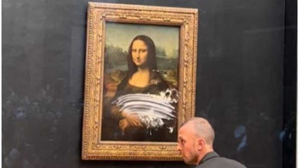 La obra de arte de Da Vinci fue atacada en  en el