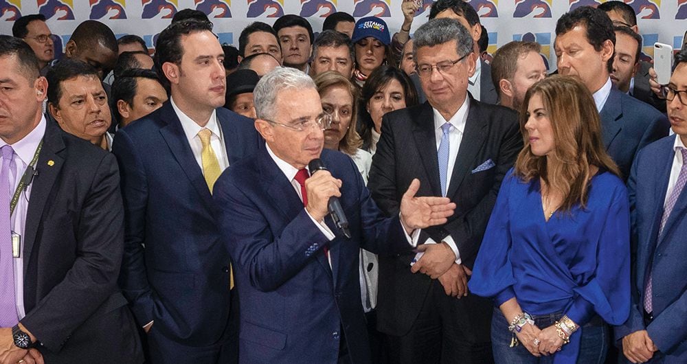    El expresidente Álvaro Uribe promete dar línea en la colectividad y acompañar a los candidatos en la contienda de 2023.