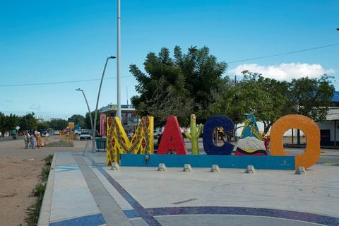Entrada al municipio de Maicao en el departamento de La Guajira.