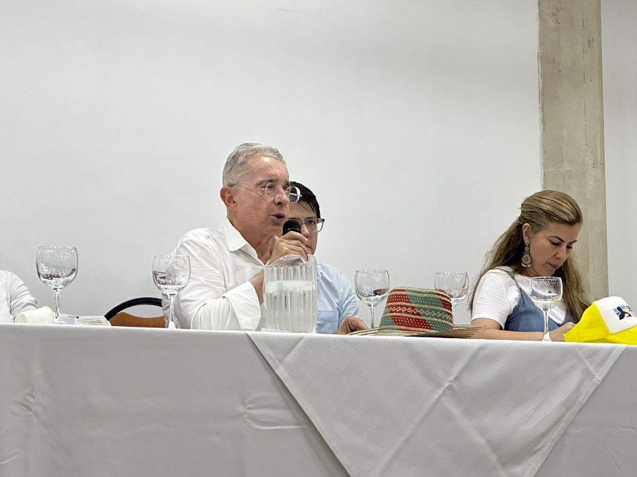 Expresidente Álvaro Uribe en Valledupar.