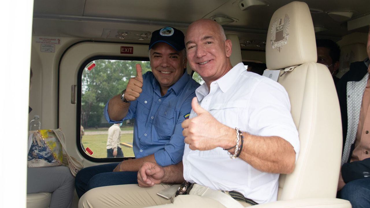 Jeff Bezos adelanta una visita a Colombia en la cual estará acompañado del presidente Iván Duque.