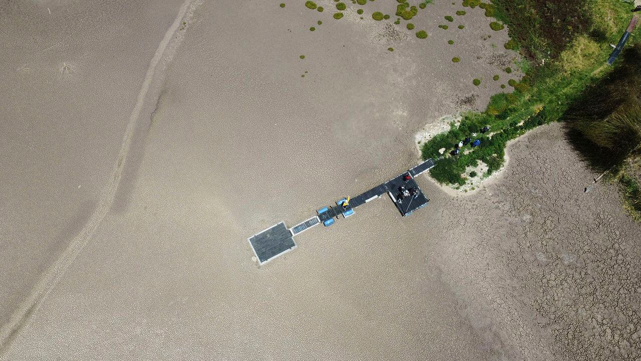 La sequía de la Laguna de Suesca.