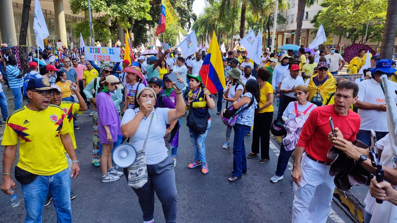 Protestas este 8 de febrero en Colombia.