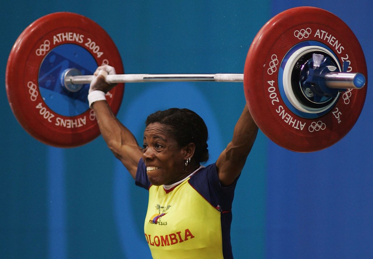 La medallista olímpica Mabel Mosquera, nacida en Quibdó.