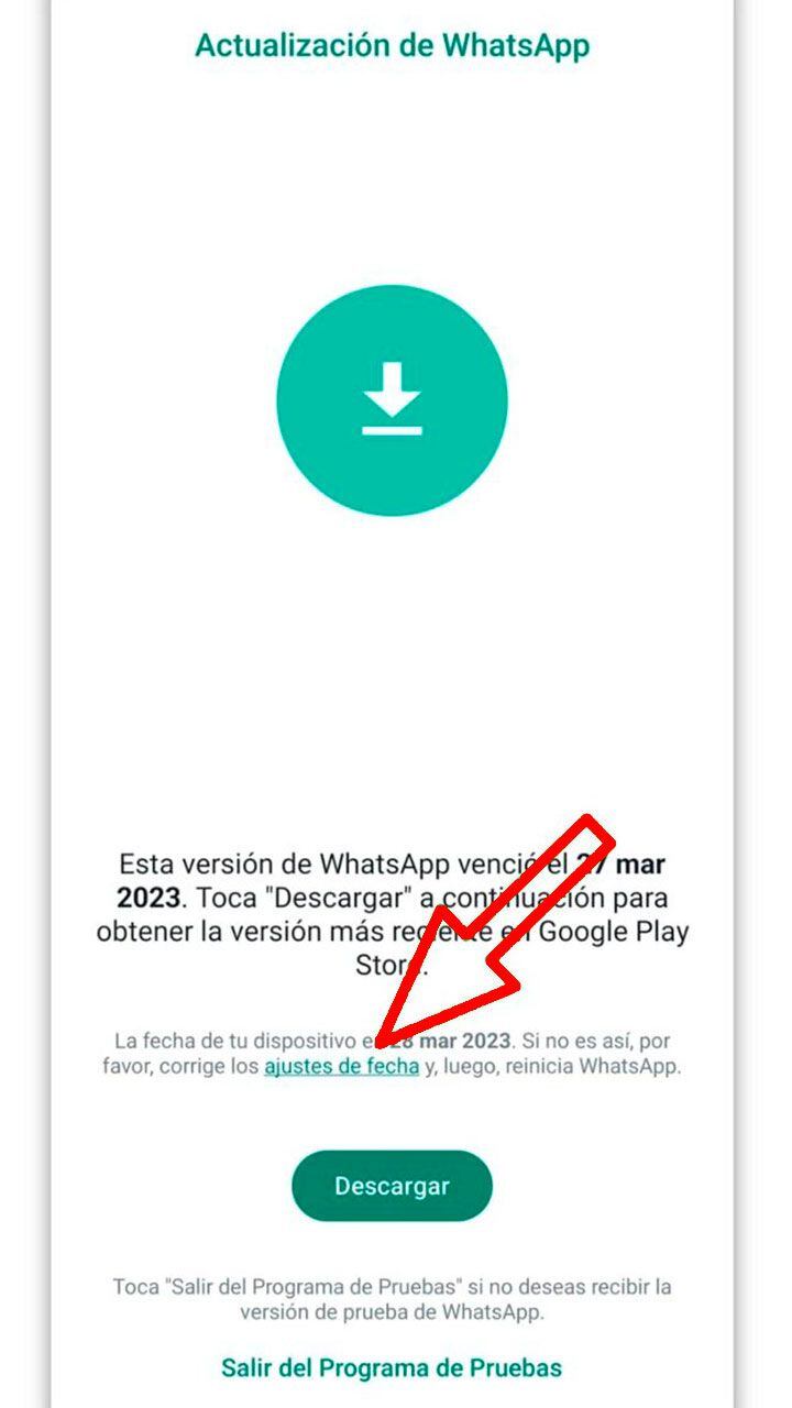 Falla actualización de WhatsApp impide que los usuarios accedan a sus chats.