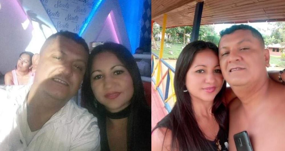 Aldemar Rojas Cruz y Elvia jazmín Mera. Fotos entregadas por fuente anónima que denuncia el caso.