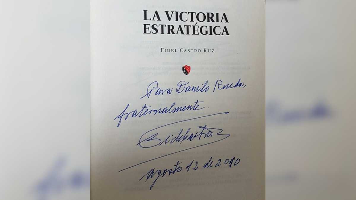 Danilo Rueda, libro Fidel Castro.