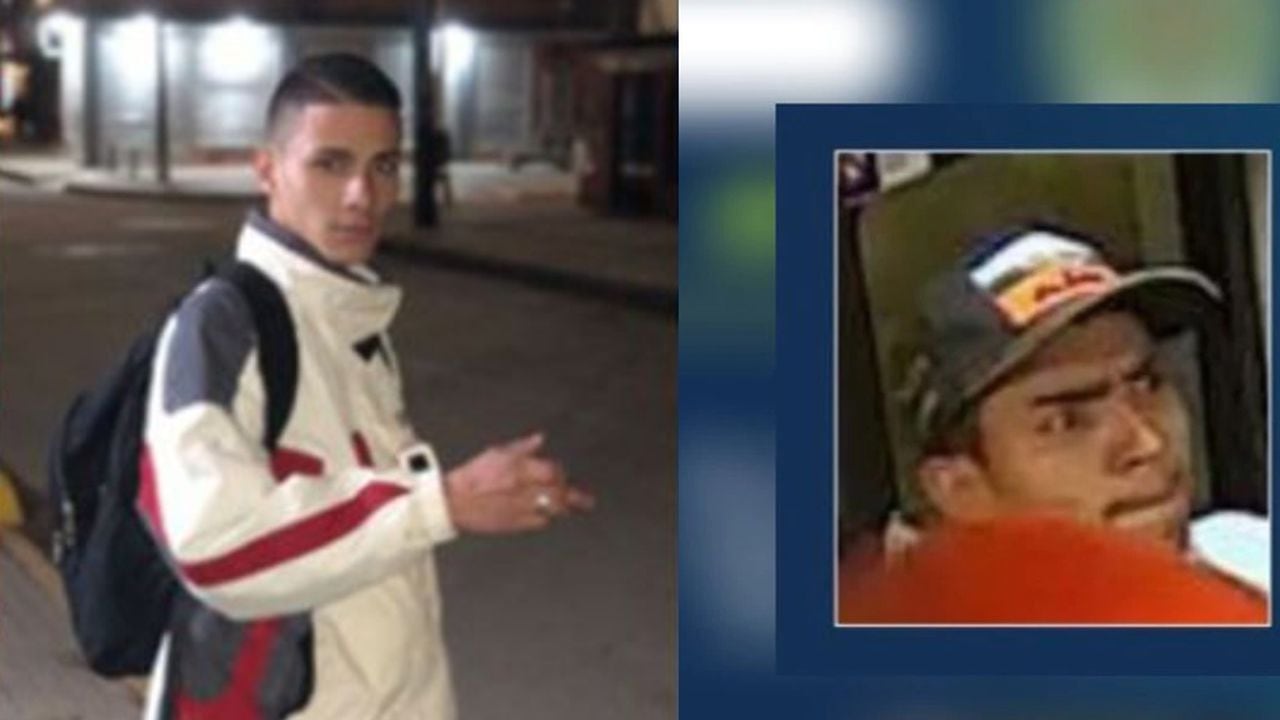 De izquierda a derecha: Juan Esteban Alzate, el joven asesinado, y el presunto autor del crimen.