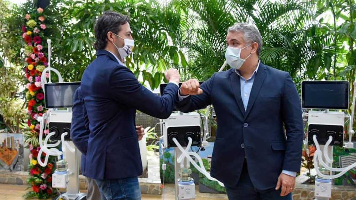 Alcalde de Medellín Daniel Quintero e Iván Duque | Colombia hoy