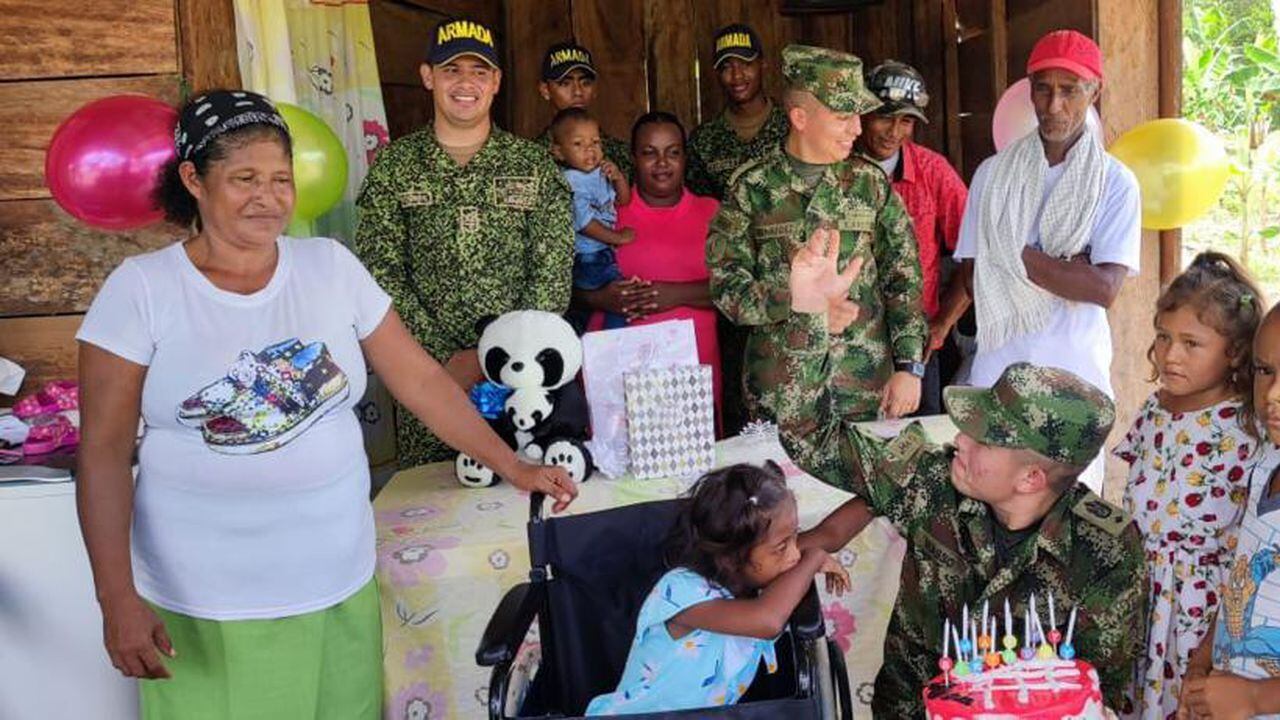 Misión Yohana: el noble gesto de un grupo de militares en el Chocó
