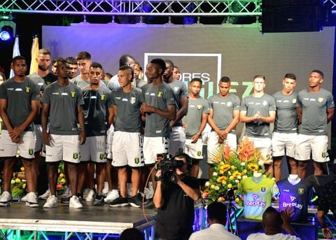 Presentación del equipo de fútbol Internacional FC, que jugará en la ciudad de Palmira por el campeonato de ascenso