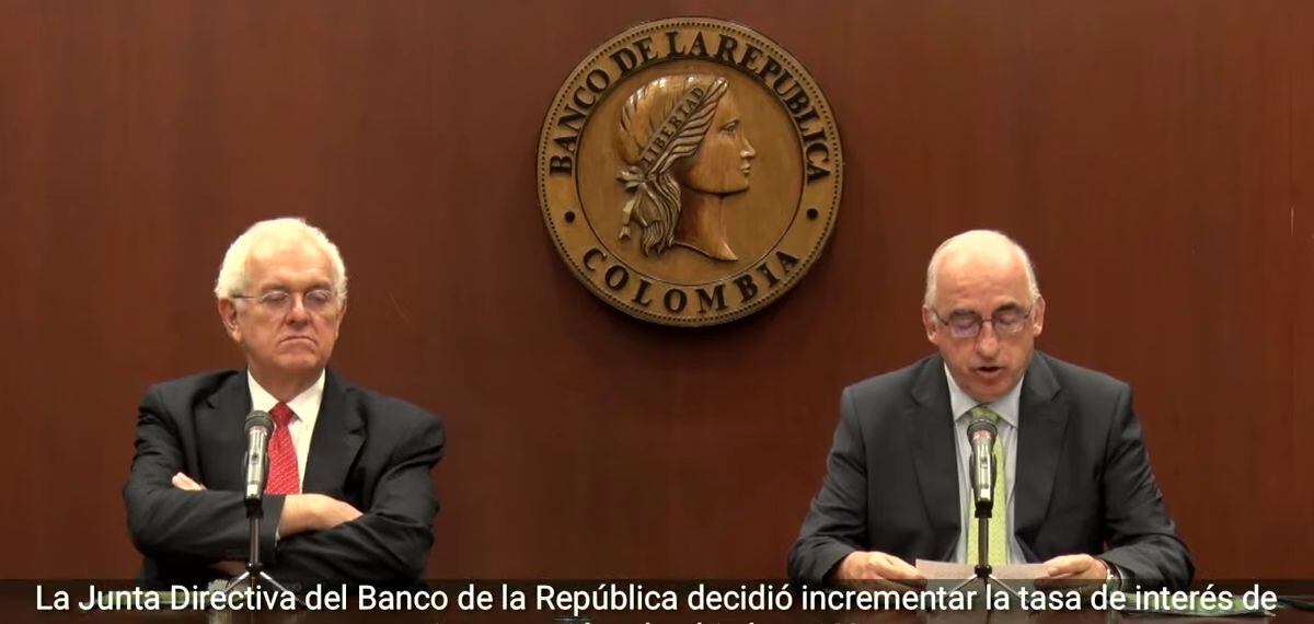 Tasas de interés del Banco de la República.