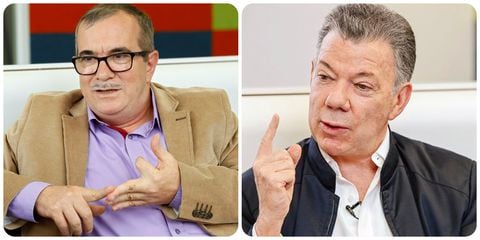 Rodrigo Londoño, Juan Manuel Santos, Semana