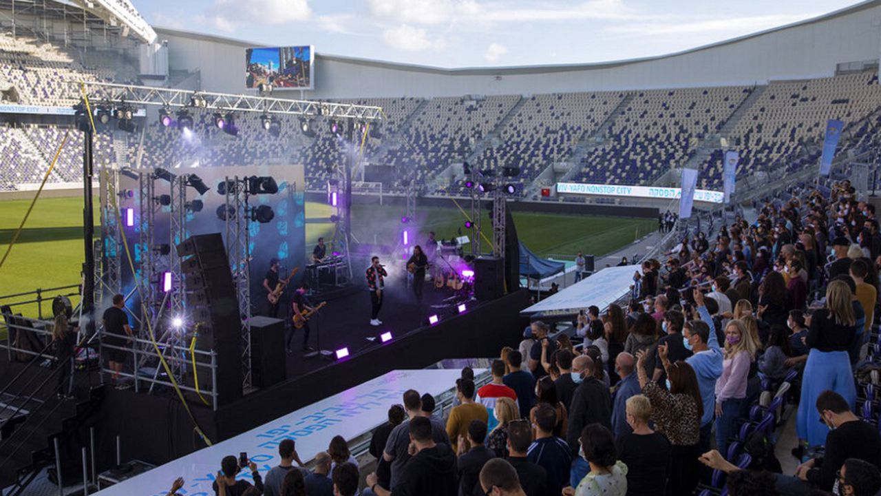 Imagen del concierto celebrado en Tel Aviv, Israel.