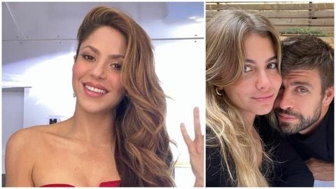 Shakira, Clara Chía y Gerard Piqué