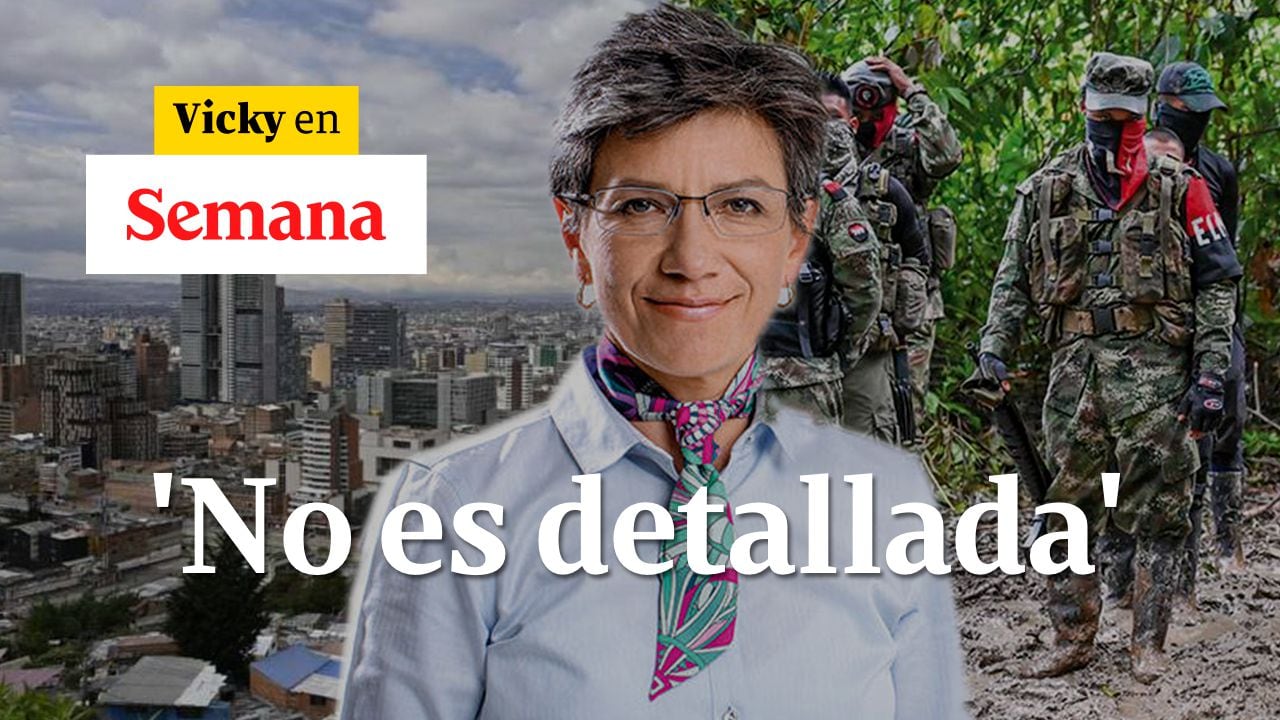 La reacción de Claudia López a la alerta de Cuba sobre atentado del ELN en Bogotá