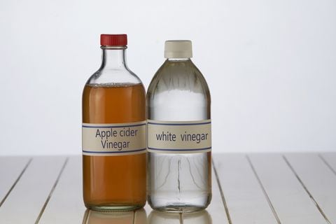 Vinagre blanco y de manzana