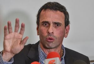 Líder opositor venezolano Henrique Capriles.