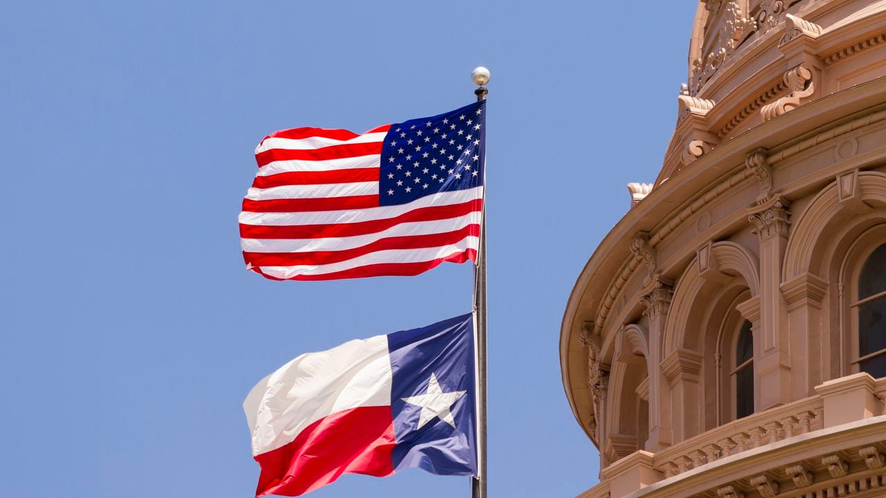 Bandera Estado de Texas.