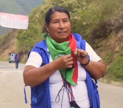 Carmelina Yule, líder indígena
