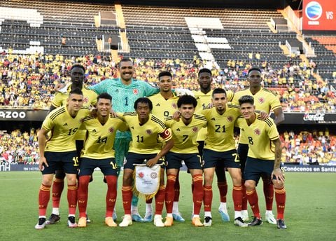 Los once inicialistas de la Selección Colombia ante Irak