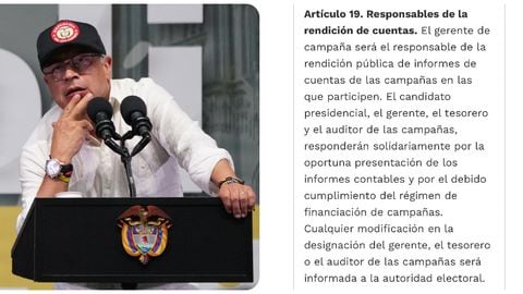 Gustavo Petro y la ley en la que se ampara el CNE para investigarlo como candidato presidencial.