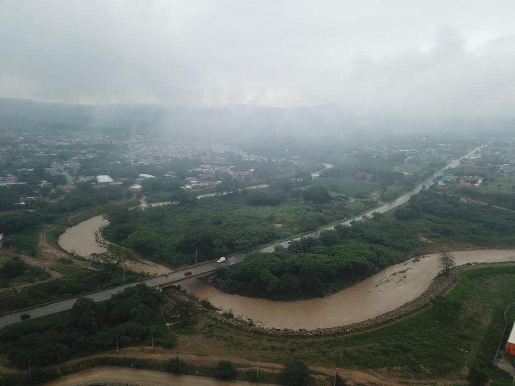 Panorámica del Río Pamplonita en Cúcuta.