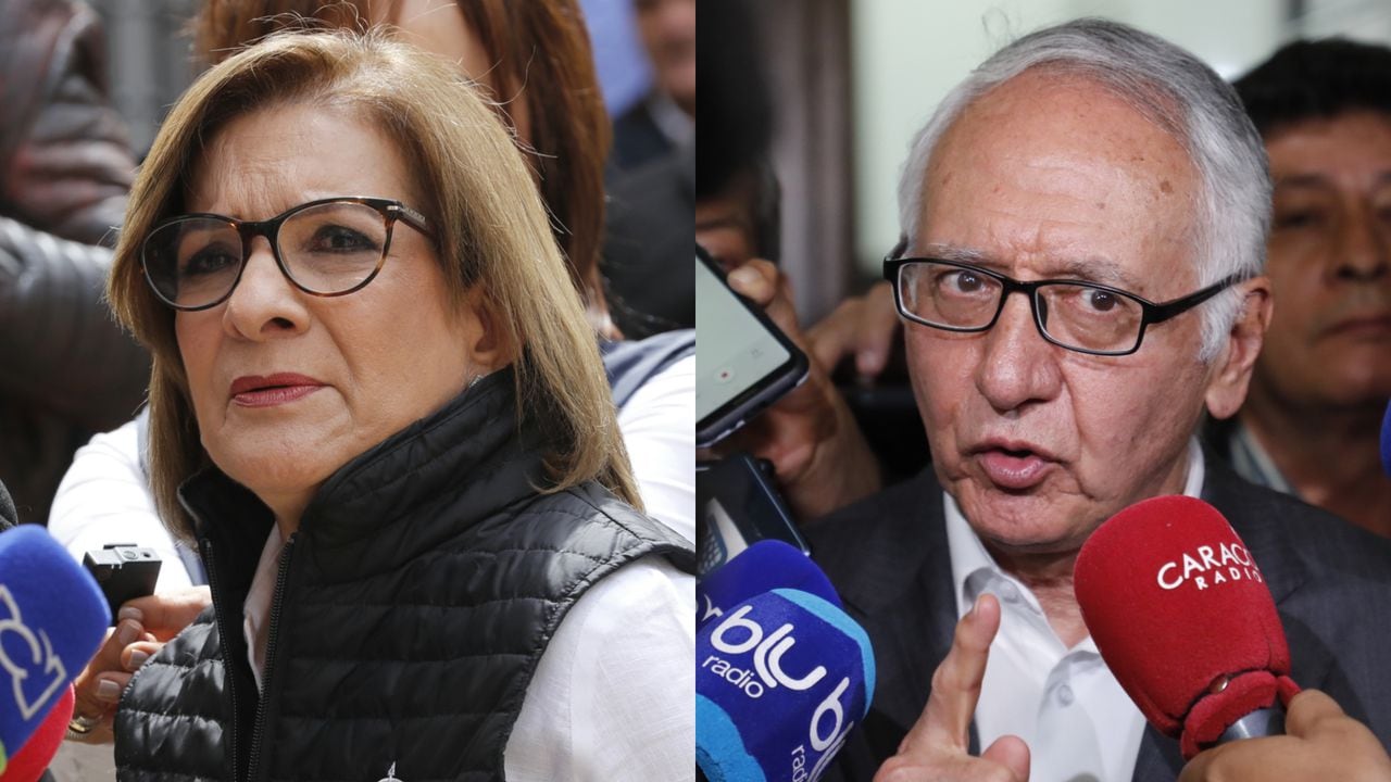 Procuradora Margarita Cabello y Guillermo Alfonso Jaramillo, ministro de Salud.