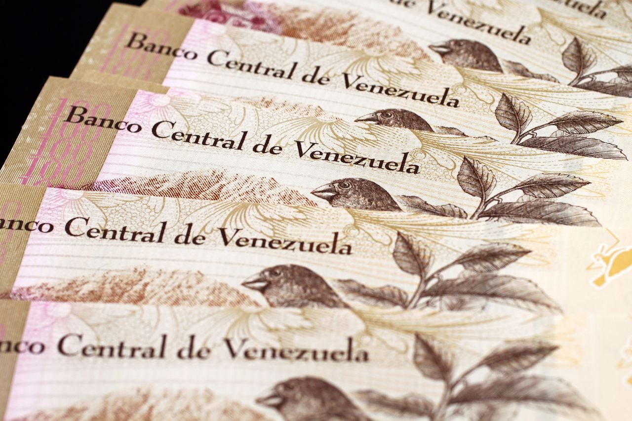 Banco Central de Venezuela, bolívares.