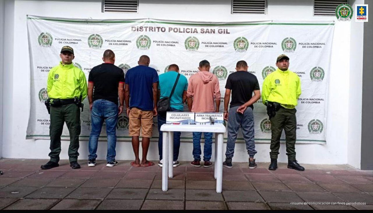 Policía de Santander captura a banda de apartamenteros