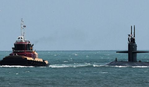 Un submarino de Estados Unidos con armas nucleares llegará a Corea del Sur (imagen de referencia)