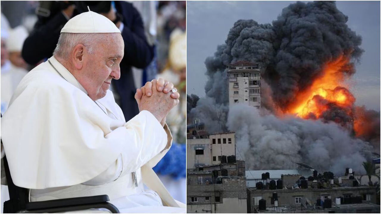 Papa pide poner fin a la arremetida contra Israel