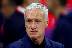 Soccer Football - FIFA World Cup Qatar 2022 - Quarter Final - England v France - Al Bayt Stadium, Al Khor, Qatar - December 10, 2022 France coach Didier Deschamps before the match REUTERS/Hannah Mckay