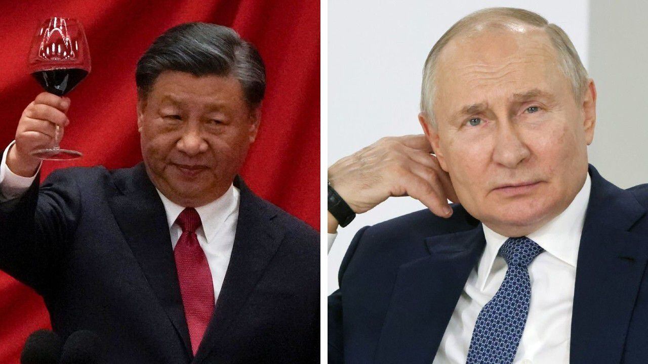 El presidente de China Xi Jinping y el mandatario ruso, Vladimir Putin, son grandes aliados