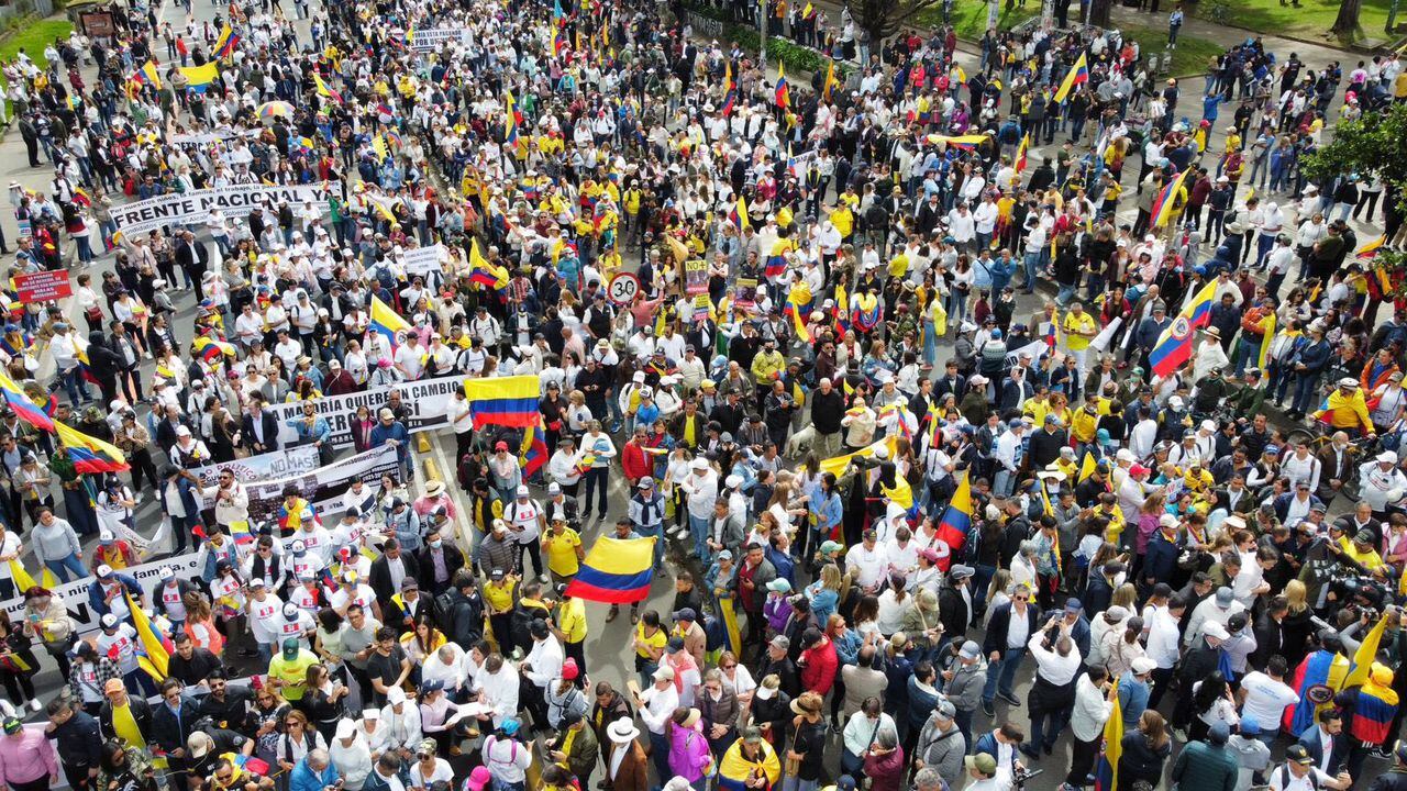 Marcha por la vida en Bogotá