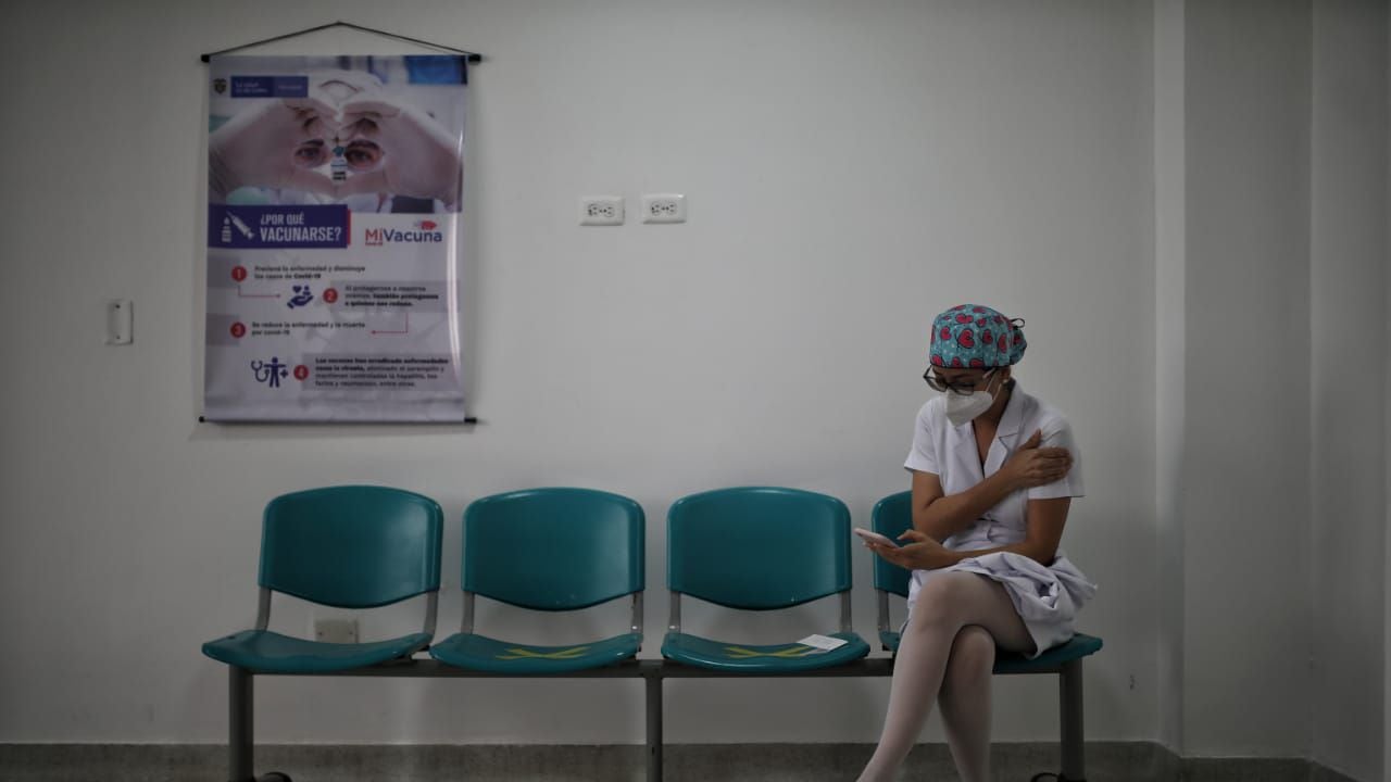 Primera Vacuna aplicada en Colombia.