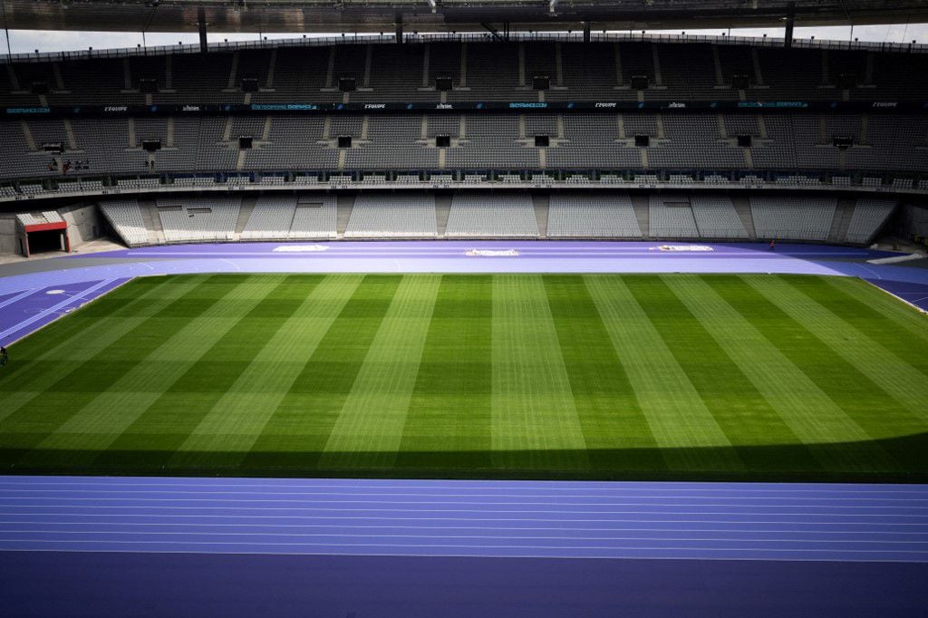 Vista general de la nueva pista del Stade de France.