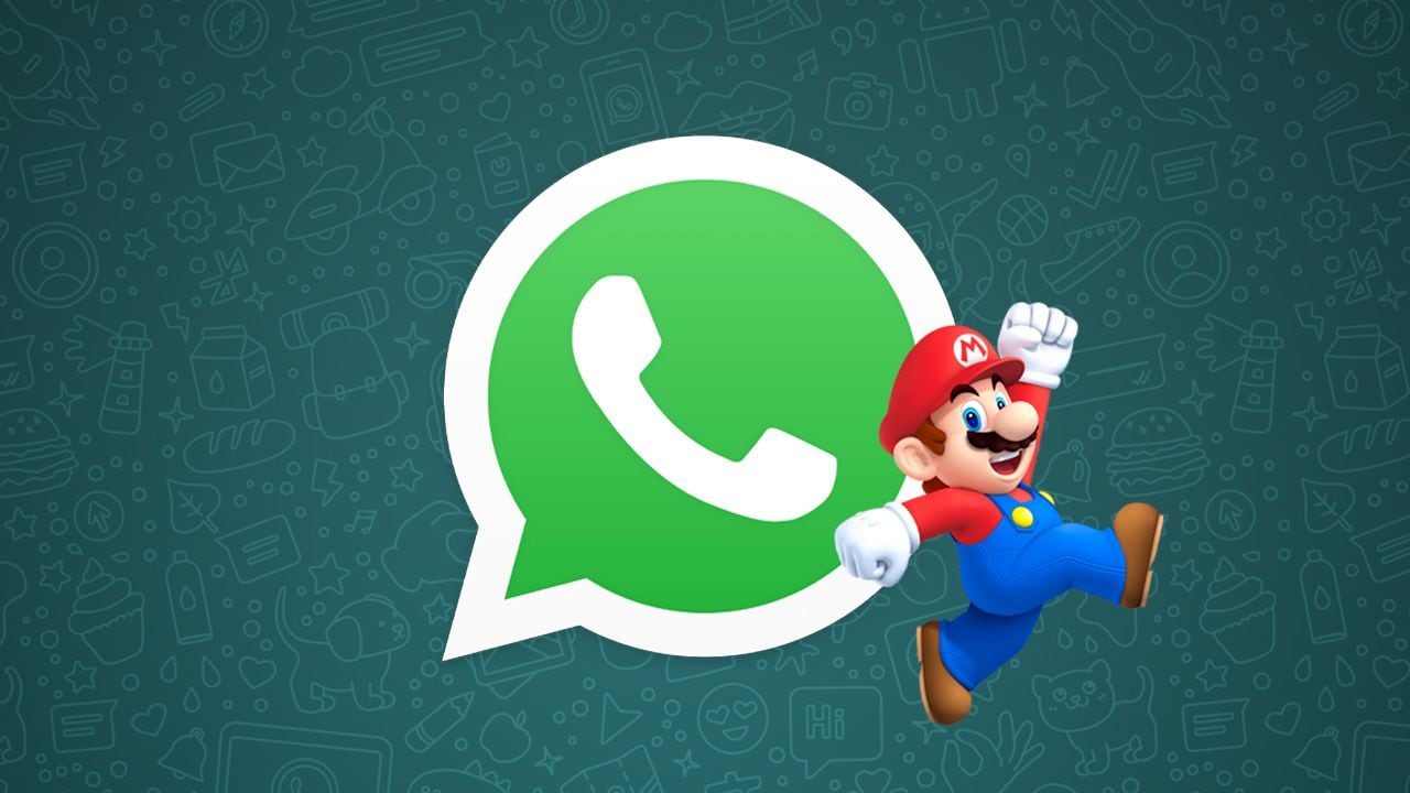 WhatsApp tiene un 'modo Mario Bros'.