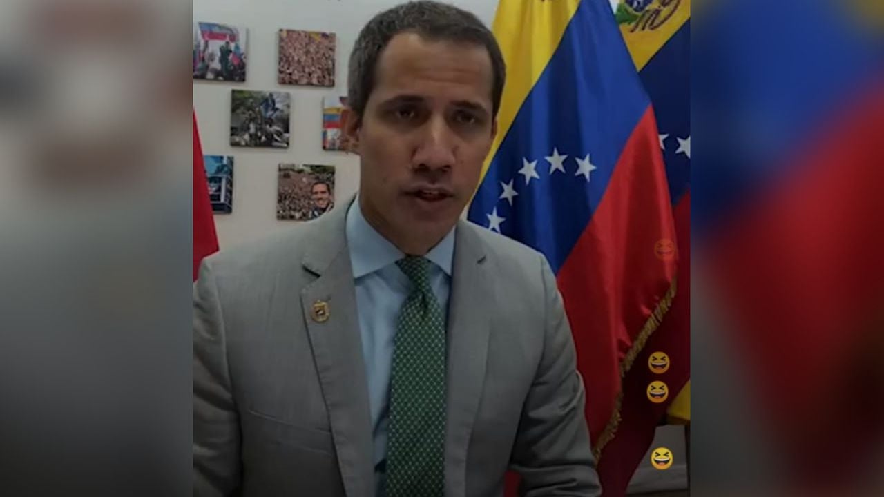 El presidente interino de Venezuela reaccionó a la decisión de la Asamblea Nacional, no obstante, gran parte de su discurso no se escuchó porque transmitió en un Live sin audio.