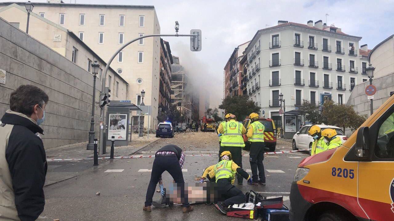 explosión en Madrid