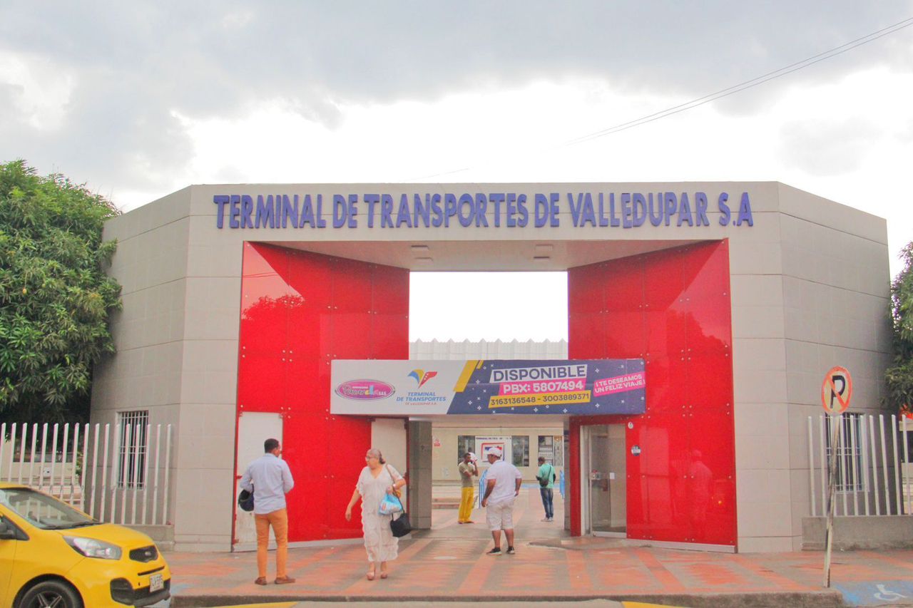 Terminal de transportes de Valledupar.