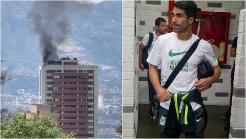 Incendio del apartamento de Juan Pablo Ángel en Medellín
