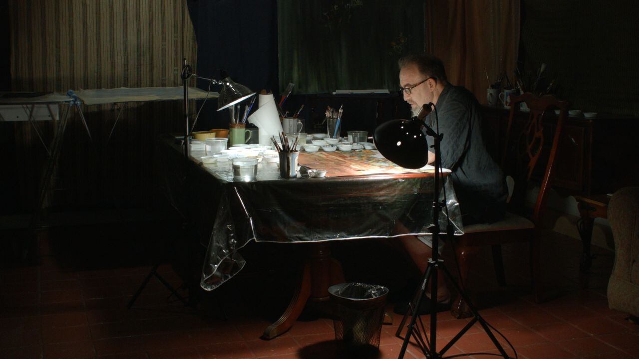 Imagen de la serie "Painting with John", Escrita y dirigida por John Lurie. Cortesía de HBO